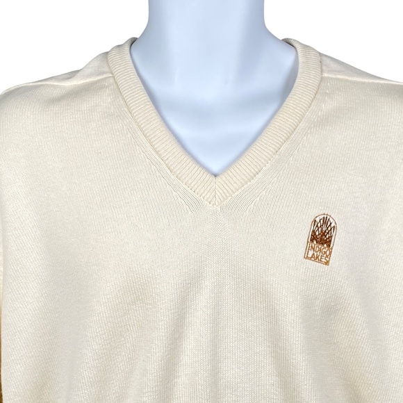 Vintage Pickering Active Sportswear Sweater L Indigo Lakes Pullover Made in USA - Picture 2 of 6